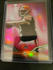Johnny Manziel [Pink Refractor] Football Cards 2014 Topps Platinum Prices
