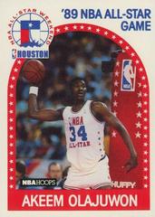Akeem Olajuwon [All-Star] #178 Basketball Cards 1989 Hoops Prices