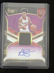 Anfernee Simons [Purple] Basketball Cards 2018 Panini Select Rookie Jersey Autographs Prices