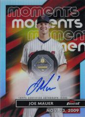 Joe Mauer Baseball Cards 2023 Topps Finest Moments Autographs Prices