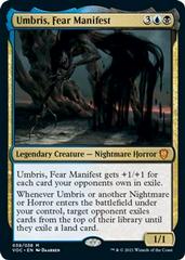 Umbris, Fear Manifest Magic Innistrad: Crimson Vow Commander Prices