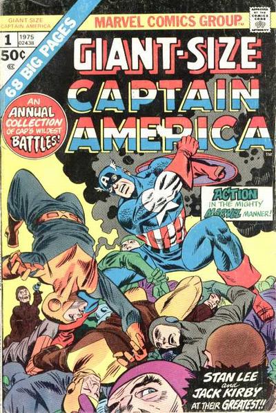 Giant-Size Captain America #1 (1975) Comic Books Giant-Size Captain America