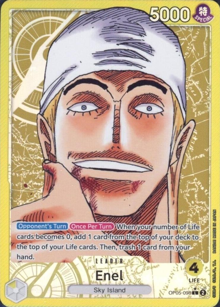 Enel [Alternate Art] OP05-098 One Piece Awakening of the New Era