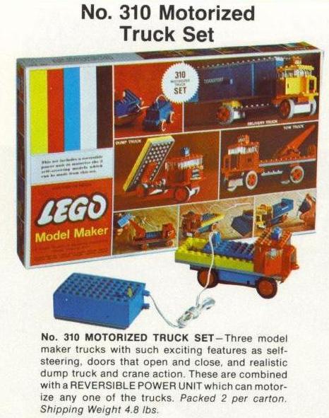 Motorized Truck Set #310 LEGO Samsonite