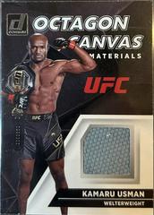 Kamaru Usman Ufc Cards 2022 Panini Donruss UFC Octagon Canvas Materials Prices
