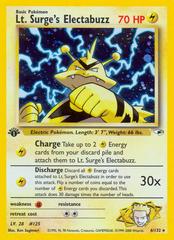 Lt. Surge's Electabuzz [1st Edition] Pokemon Gym Heroes Prices
