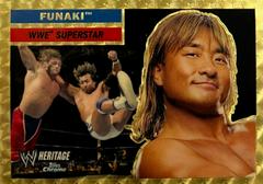 Funaki [Superfractor] #38 Wrestling Cards 2006 Topps Heritage Chrome WWE Prices