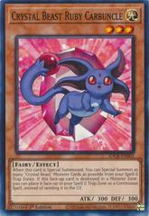Crystal Beast Ruby Carbuncle YuGiOh Structure Deck: Legend Of The Crystal Beasts Prices