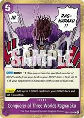 Conquerer of Three Worlds Ragnaraku EB01-039 One Piece Extra Booster Memorial Collection Prices