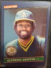Alfredo Griffin #34 Baseball Cards 1986 Leaf Prices