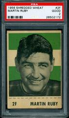 Martin Ruby #2F Football Cards 1956 Shredded Wheat Prices