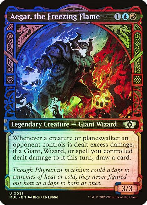 Aegar, the Freezing Flame [Foil] #31 Magic Multiverse Legends