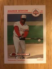 Warren Newson #643 Baseball Cards 1991 Impel Line Drive Prices