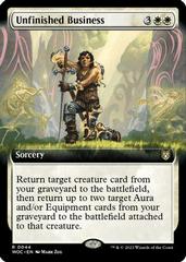 Unfinished Business [Extended Art] #44 Magic Wilds of Eldraine Commander Prices