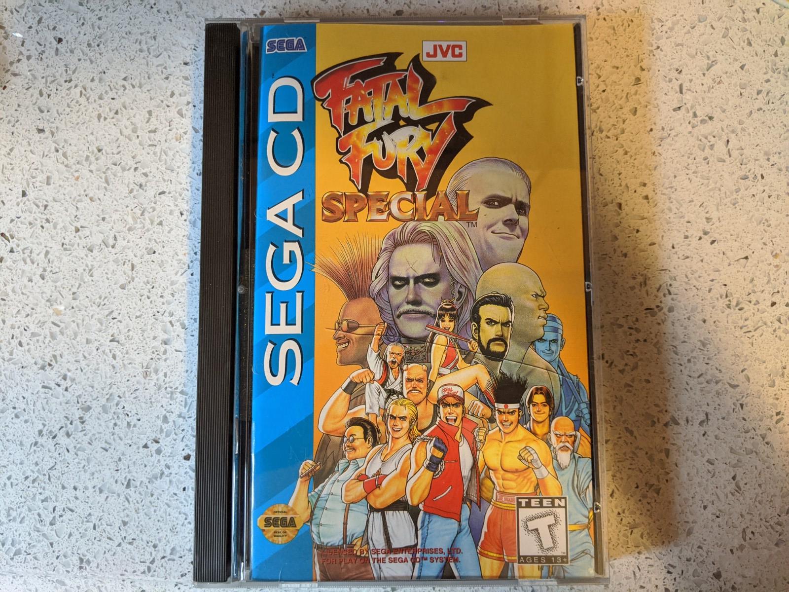 Authentic Copy of Fatal Fury Special with Manual for Sega Game