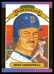 Mike Greenwell [Diamond Kings] Baseball Cards 1989 Donruss Prices