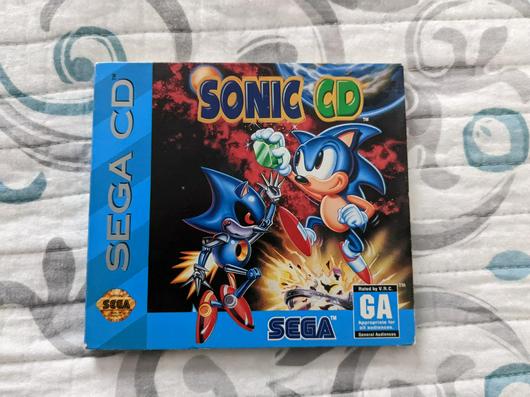 Sonic Cd Item And Box Only Sega Cd