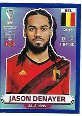 Jason Denayer [Blue Border] Soccer Cards 2022 Panini World Cup Qatar Stickers Prices