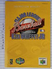 Manual  | Major League Baseball Featuring Ken Griffey Jr Nintendo 64