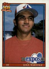 Dave Martinez #24 Baseball Cards 1991 Topps Prices