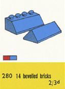 LEGO Set | Sloping Roof Bricks [Blue] LEGO Classic