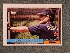 Greg Riddoch #351 Baseball Cards 1992 Topps Micro Prices