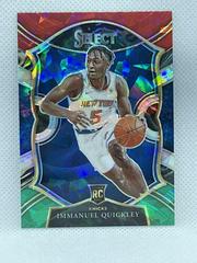 Immanuel Quickley [Green Prizm] Basketball Cards 2020 Panini Select Prices