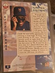 Card Back | Bobby Bonilla Baseball Cards 1994 Upper Deck Dennys Holograms