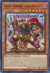 Ancient Warriors - Savage Don Ying [1st Edition] YuGiOh Dimension Force Prices
