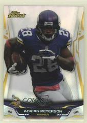 Adrian Peterson [Refractor] Football Cards 2014 Topps Finest Prices