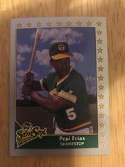 Pepi Frias #106 Baseball Cards 1990 Pacific Senior League Prices
