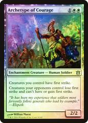 Archetype of Courage [Foil] Magic Born of the Gods Prices