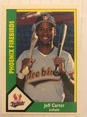Jeff Carter #18 Baseball Cards 1990 CMC Phoenix Firebirds Prices
