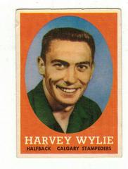 Harvey Wylie Football Cards 1958 Topps CFL Prices