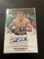 Rich Franklin Ufc Cards 2022 Panini Chronicles UFC Origins Autographs Prices