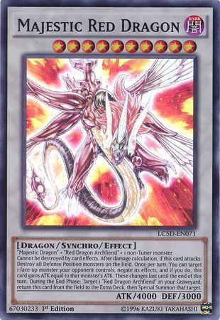 Majestic Red Dragon LC5D-EN071 YuGiOh Legendary Collection 5D's Mega Pack