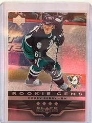 Corey Perry [Quadruple] Hockey Cards 2005 Upper Deck Black Diamond Prices
