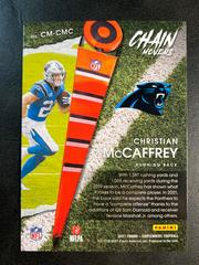 Back Of Christian McCaffrey | Christian McCaffrey Football Cards 2021 Panini Contenders Chain Movers