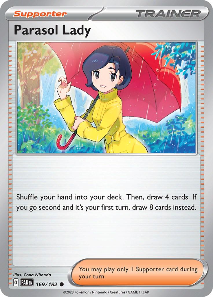 Parasol Lady #169 Pokemon Paradox Rift