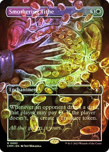 Smothering Tithe [Borderless Foil] #693 Magic Commander Masters