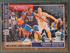 Andrew Wiggins #CS-16 Basketball Cards 2018 Panini Hoops Courtside Prices