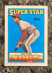 Jack Clark #1 Baseball Cards 1988 Topps Stickercard Prices