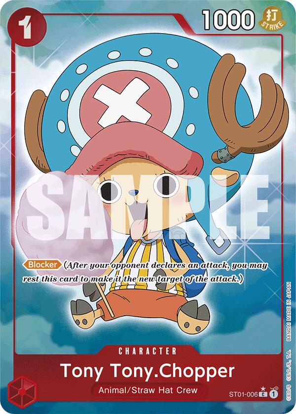 Tony Tony.Chopper [Full Art PRB-01] ST01-006 One Piece Starter Deck 1: Straw Hat Crew