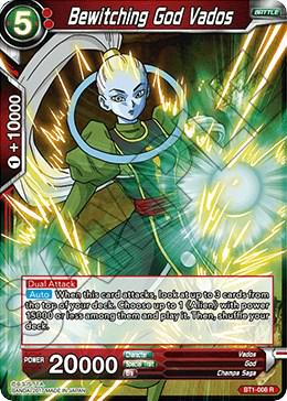 Bewitching God Vados [Shatterfoil Foil] BT1-008 Dragon Ball Super Dragon Brawl