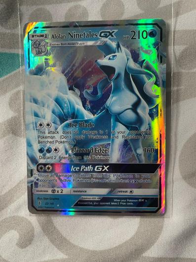 Alolan Ninetales GX #22 photo