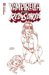 Vampirella vs. Red Sonja [Linsner Red Sketch] #3 (2023) Comic Books Vampirella vs. Red Sonja Prices