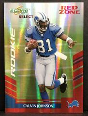 Calvin Johnson [Red Zone] #351 Football Cards 2007 Panini Score Select Prices