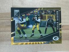 Aaron Rodgers [Gold] Football Cards 2022 Panini Donruss Elite Field Vision Prices