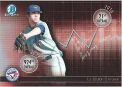 T.J. Zeuch #DD-TZ Baseball Cards 2016 Bowman Draft Dividends Prices