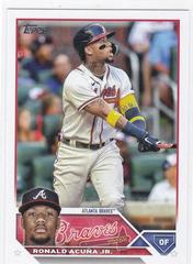 Ronald Acuna Jr. [Advanced Stats] Baseball Cards 2023 Topps Prices